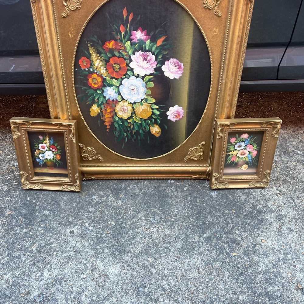 Floral Still Life Framed Art Set